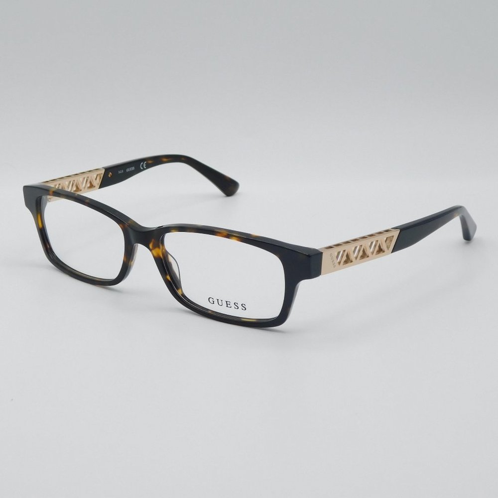 BRAND NEW GUESS GU2785 052 TORTOISE RECTANGLE WOMEN'S EYEGLASSES FRAME 5… - Picture 6 of 12